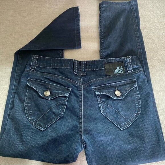 URBAN BEHAVIOR Melrose Slim Fit Straight Leg Low Rise Denim Jeans Cigarette - Picture 5 of 11